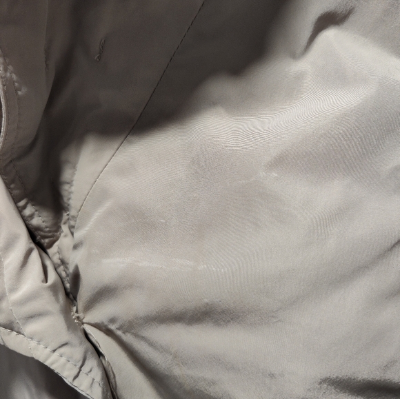 Beige Trench with Ruffle Collar - Picture 5 of 6